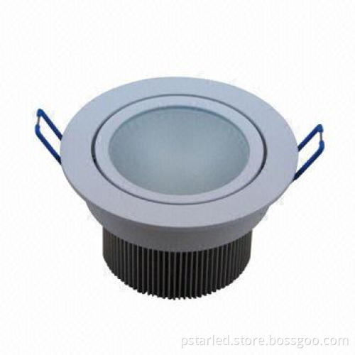 LED Downlights, COB, 12W, for Cloth Shop/Hotel Use, >85Ra CRI, 3 Years Warranty